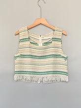 Load image into Gallery viewer, Fringe Cropped Tank Top