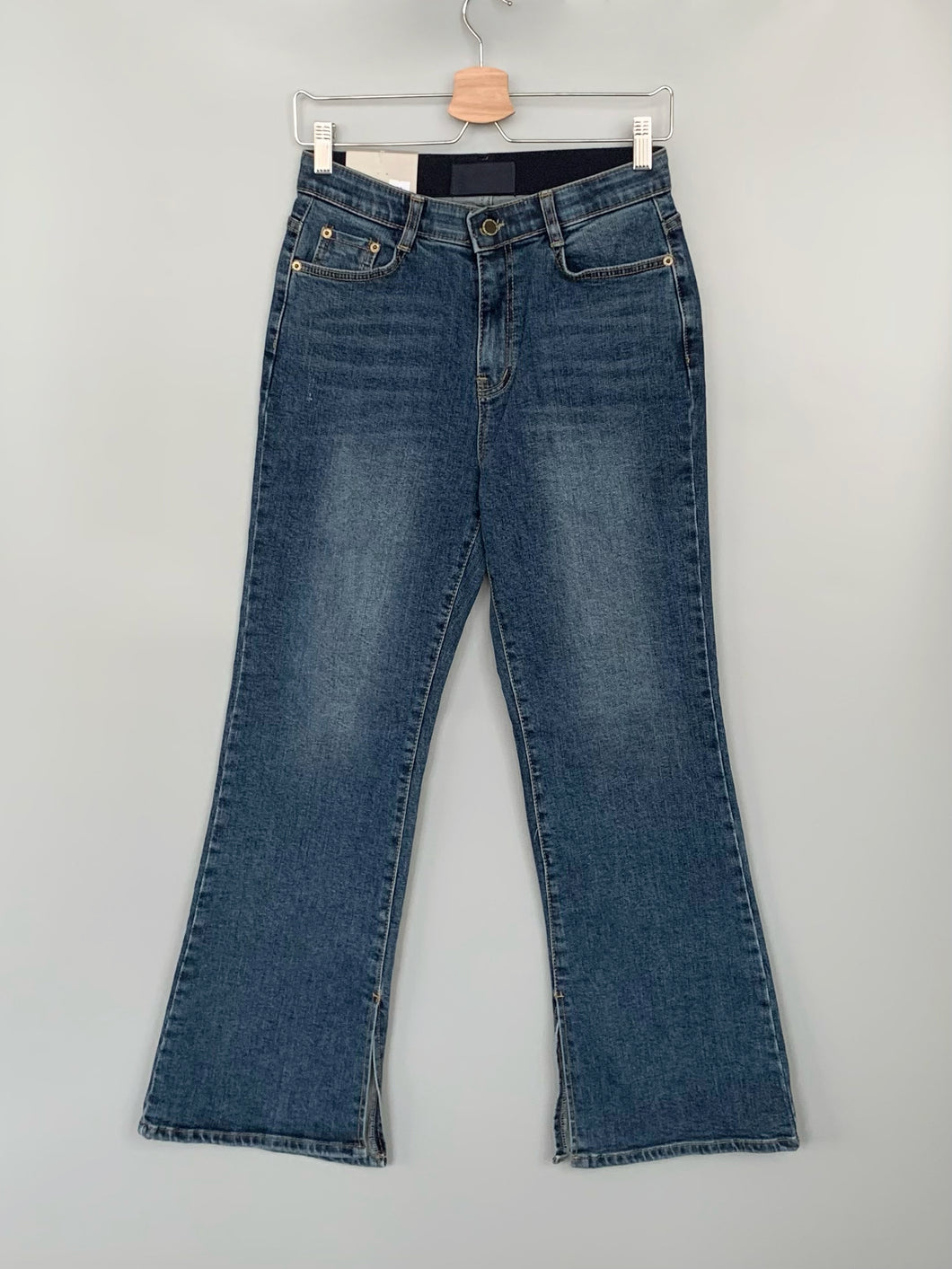 Bootcut Jeans with Slit