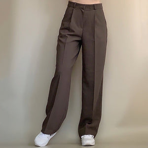Wide-leg Pants in Brown