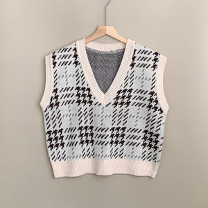 Herringbone Sweater Vest