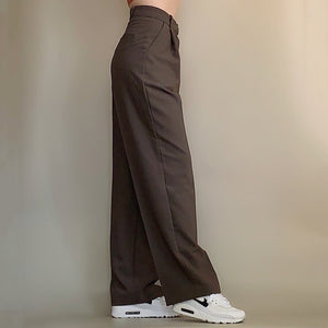 Wide-leg Pants in Brown