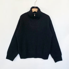 Load image into Gallery viewer, Turtleneck Half Zip-up Sweater