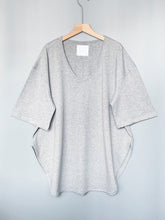 Load image into Gallery viewer, Oversized Scoop Neck Long Tee
