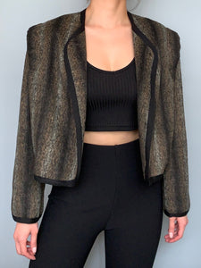 Structured Cropped Jacket